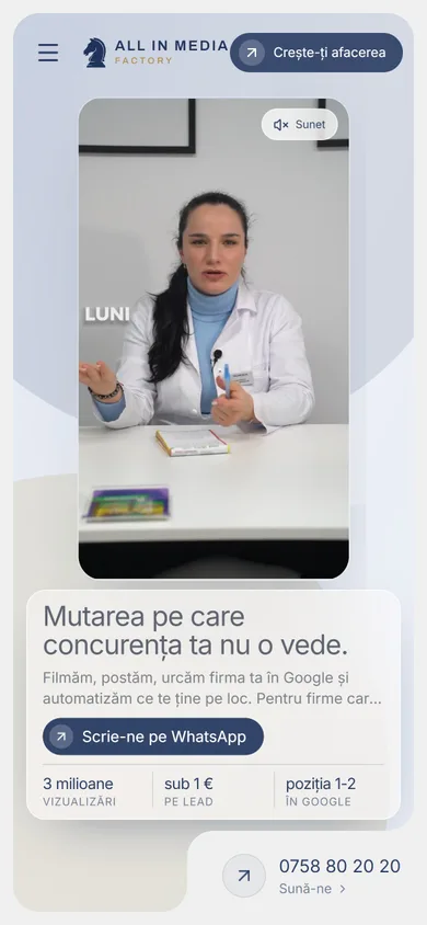 All In Media Factory — versiunea de telefon